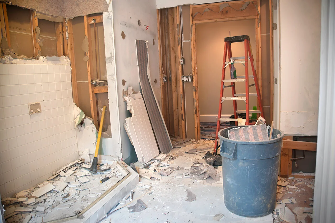 Wall and Floor Tear Out